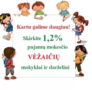 FB nuotrauka -parama mokyklai